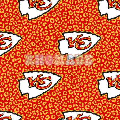 Red/Gold Leopard KC