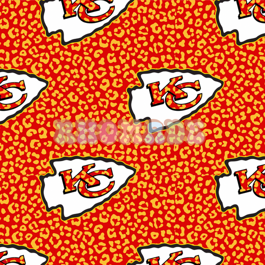 Red/Gold Leopard KC